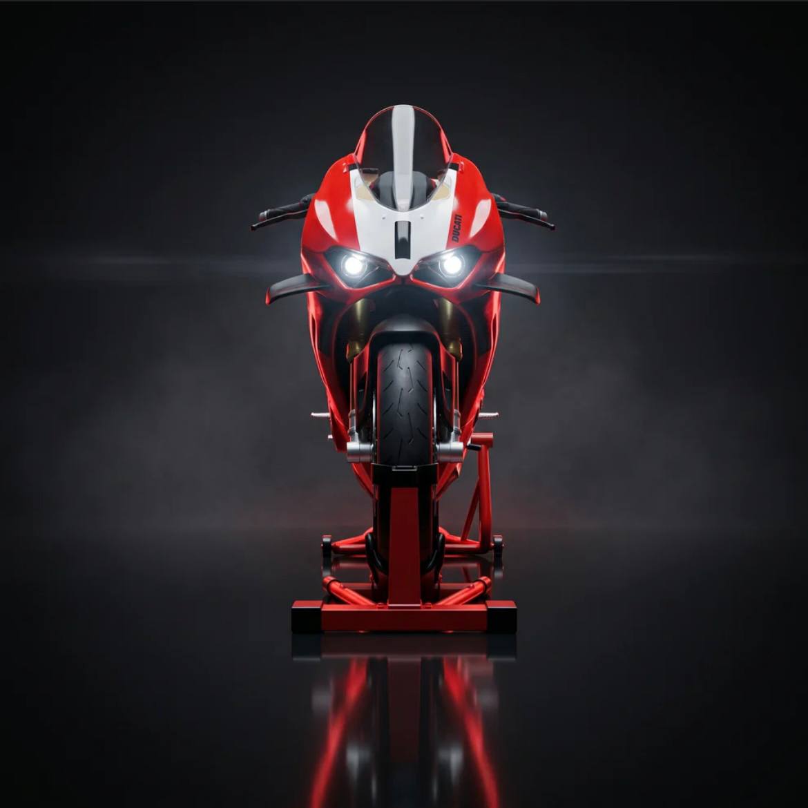 1:9 Ducati V4R Premium - Con luz
