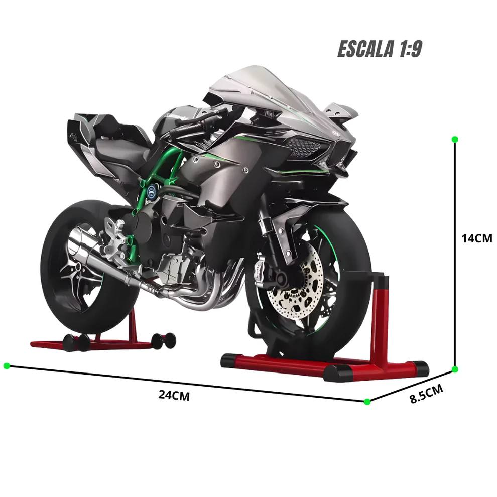 1:9 Kawasaki H2R Premium - Con Humo